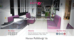 Desktop Screenshot of herionpoliklinigi.com